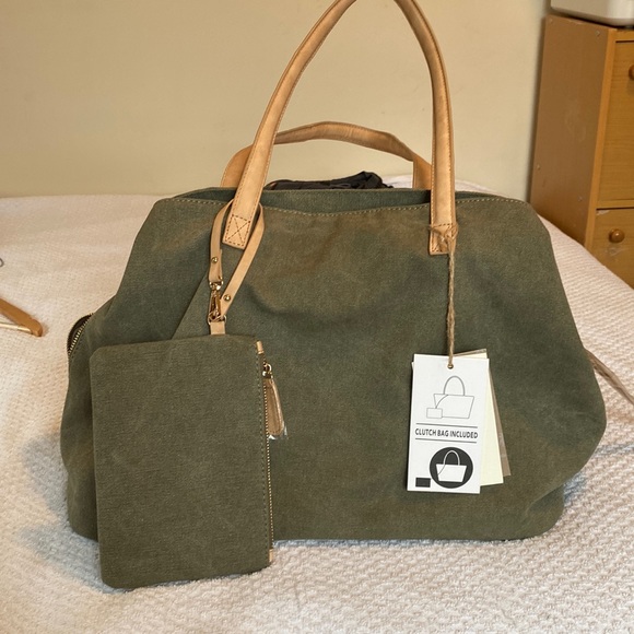 Antik Kraft Handbags - Antik Kraft canvas tote